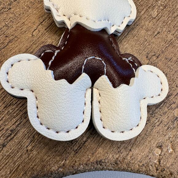 Dog Purse Charm Schnauzer Bag Charm Purse Dark Brown Dog lover Gift FAST SHIP - Picture 5 of 6